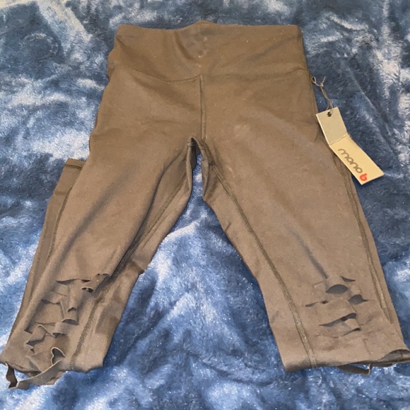 Mono B Torn Apart Leggings - Picture 2 of 4